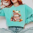 Fall Colors s I Love Fall s Books & Pumpkins Comfort Colors Sweatshirt Butter Fall Colors s I Love Fall s Books & Pumpkins Comfort Colors Sweatshirt Butter