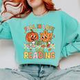 Fall In Love With Reading Autumn Pumpkin Teacher Book Lover Comfort Colors Sweatshirt Butter Fall In Love With Reading Autumn Pumpkin Teacher Book Lover Comfort Colors Sweatshirt Butter
