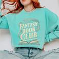 Fantasy Book Club Dragons For Women Men Or Kids Reading Comfort Colors Sweatshirt Butter Fantasy Book Club Dragons For Women Men Or Kids Reading Comfort Colors Sweatshirt Butter