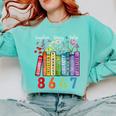 Floral Foxglove Daisy Tulip 8647 Books Lover Blooming Flower Comfort Colors Sweatshirt Butter Floral Foxglove Daisy Tulip 8647 Books Lover Blooming Flower Comfort Colors Sweatshirt Butter