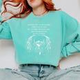 Frankenstein Quote Mary Shelley's Book For Men And Women Comfort Colors Sweatshirt Butter