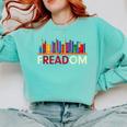 Freadom Anti-Banned Books – Read Banned Books Library Comfort Colors Sweatshirt Butter Freadom Anti-Banned Books – Read Banned Books Library Comfort Colors Sweatshirt Butter
