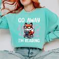 Go Away I'm Reading Book Reader Cute Fox Loves Books Comfort Colors Sweatshirt Butter Go Away I'm Reading Book Reader Cute Fox Loves Books Comfort Colors Sweatshirt Butter