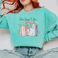 God Says I Am Book Bible Verse Christian Girls Women Comfort Colors Sweatshirt Butter God Says I Am Book Bible Verse Christian Girls Women Comfort Colors Sweatshirt Butter