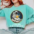 Good Book Is Out Of This World Space Reading Lover Comfort Colors Sweatshirt Butter