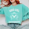 Good Girl University STFAUTTDLAGG Romance Spicy Book Comfort Colors Sweatshirt Butter