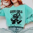 Good Girls Read Spicy Skeleton Book Club Comfort Colors Sweatshirt Butter Good Girls Read Spicy Skeleton Book Club Comfort Colors Sweatshirt Butter