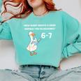 Goose Reading 67 Six Seven Meme Teacher Book Lover Comfort Colors Sweatshirt Butter Goose Reading 67 Six Seven Meme Teacher Book Lover Comfort Colors Sweatshirt Butter