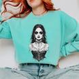 Gothic Goth Girl Woman Movie Book Art Comfort Colors Sweatshirt Butter
