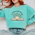 Groovy Flowers Love God Drink Coffee Read Books Christian Comfort Colors Sweatshirt Butter