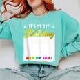 Guestbook My 21st Birthday Sign My Shirt Birthday Party Comfort Colors Sweatshirt Butter