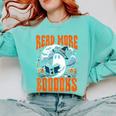 Halloween Book Lover Ghost Boo Pun Read More Boooks Comfort Colors Sweatshirt Butter Halloween Book Lover Ghost Boo Pun Read More Boooks Comfort Colors Sweatshirt Butter
