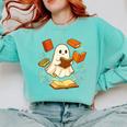 Halloween Cute Ghost Shirt Reading Books Ghost Comfort Colors Sweatshirt Butter Halloween Cute Ghost Shirt Reading Books Ghost Comfort Colors Sweatshirt Butter
