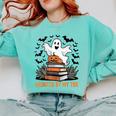 Haunted By My TBR Boo Halloween Book Lover Librarian Comfort Colors Sweatshirt Butter Haunted By My TBR Boo Halloween Book Lover Librarian Comfort Colors Sweatshirt Butter