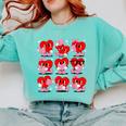 Heart Reading Books Valentine Teacher Boys Girls Book Lover Comfort Colors Sweatshirt Butter Heart Reading Books Valentine Teacher Boys Girls Book Lover Comfort Colors Sweatshirt Butter