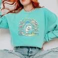 Hedgehog Reading Book Lake Scenery Reading Comfort Colors Sweatshirt Butter