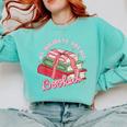 My Holidays Are All Booked Christmas Reading Books Bookish Comfort Colors Sweatshirt Butter