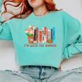 I'm With The Banned Books – Book Lover Librarian Reading Comfort Colors Sweatshirt Butter I'm With The Banned Books – Book Lover Librarian Reading Comfort Colors Sweatshirt Butter