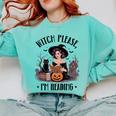 I'm Reading Halloween Witch Book Lover Comfort Colors Sweatshirt Butter I'm Reading Halloween Witch Book Lover Comfort Colors Sweatshirt Butter