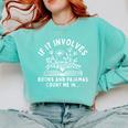 If It Involves Books And Pajamas Count Me In Reading Bedtime Comfort Colors Sweatshirt Butter