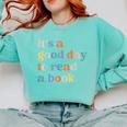 It's A Good Day To Read A Book Books Library Reading Comfort Colors Sweatshirt Butter It's A Good Day To Read A Book Books Library Reading Comfort Colors Sweatshirt Butter
