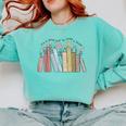 It's a Good Day To Read a Book Comfort Colors Sweatshirt Butter