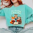 Its A Good Day To Read Book Cute Fox Sloth Owl Novel Reading Comfort Colors Sweatshirt Butter Its A Good Day To Read Book Cute Fox Sloth Owl Novel Reading Comfort Colors Sweatshirt Butter