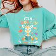 It's a Good Day To Read a Book Cute Giraffe Comfort Colors Sweatshirt Butter It's a Good Day To Read a Book Cute Giraffe Comfort Colors Sweatshirt Butter