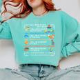 IWill Read Books On A Boat & Everywhere Reading Kids Comfort Colors Sweatshirt Butter IWill Read Books On A Boat & Everywhere Reading Kids Comfort Colors Sweatshirt Butter