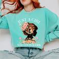 Just A Girl Who Loves Books Book Lover Reading For Women Comfort Colors Sweatshirt Butter Just A Girl Who Loves Books Book Lover Reading For Women Comfort Colors Sweatshirt Butter
