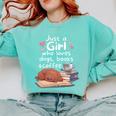 Just a Girl Who Loves Dogs Books Coffee T-Shirt Comfort Colors Sweatshirt Butter Just a Girl Who Loves Dogs Books Coffee T-Shirt Comfort Colors Sweatshirt Butter