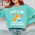 Just A Girl Who Loves Dogs And Books Reading Dog Puppy Lover Comfort Colors Sweatshirt Butter Just A Girl Who Loves Dogs And Books Reading Dog Puppy Lover Comfort Colors Sweatshirt Butter