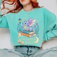 Just a Girl Who Loves Dragons & Books Reader Fantasy Fun Premium Tri-Blend Comfort Colors Sweatshirt Butter Just a Girl Who Loves Dragons & Books Reader Fantasy Fun Premium Tri-Blend Comfort Colors Sweatshirt Butter