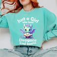 Just a Girl Who Loves Dragons And Books Dragon For Kids Comfort Colors Sweatshirt Butter Just a Girl Who Loves Dragons And Books Dragon For Kids Comfort Colors Sweatshirt Butter