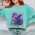 Just a Girl Who Loves Dragons And Books Reading Comfort Colors Sweatshirt Butter