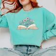 Just One More Chapter Floral Book Wildflower Aesthetic Art Comfort Colors Sweatshirt Butter Just One More Chapter Floral Book Wildflower Aesthetic Art Comfort Colors Sweatshirt Butter