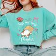 Just One More Chapter I Read Past My Bedtime Cat Book Lover Comfort Colors Sweatshirt Butter