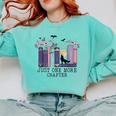 Just One More Chapter Romantasy Book Dragon Bookworm Bookish Comfort Colors Sweatshirt Butter