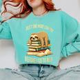 Just One More Chapter Sloth Sleeping On Books Reading Comfort Colors Sweatshirt Butter Just One More Chapter Sloth Sleeping On Books Reading Comfort Colors Sweatshirt Butter