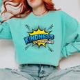 Kindness Is My Superpower Retro Comic Book T-Shirt Comfort Colors Sweatshirt Butter