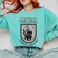 Knight Cat Defend Your Public Library Book Lover Comfort Colors Sweatshirt Butter