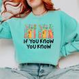 If You Know You Know 6 7 Reading Books Merry Christmas Comfort Colors Sweatshirt Butter If You Know You Know 6 7 Reading Books Merry Christmas Comfort Colors Sweatshirt Butter