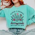 Librarian Cute Bookish It's A Good Day To Read A Book Lover Comfort Colors Sweatshirt Butter