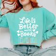 Librarian Library Books Reading Reader Comfort Colors Sweatshirt Butter Librarian Library Books Reading Reader Comfort Colors Sweatshirt Butter