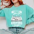 Library Where The Adventures Begin Librarian Book Readers Comfort Colors Sweatshirt Butter
