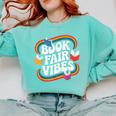 Library Book Fair Vibe Groovy Retro School Reading Nostalgic Comfort Colors Sweatshirt Butter Library Book Fair Vibe Groovy Retro School Reading Nostalgic Comfort Colors Sweatshirt Butter