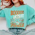 Library Halloween Book Lover Ghost With Books Comfort Colors Sweatshirt Butter Library Halloween Book Lover Ghost With Books Comfort Colors Sweatshirt Butter