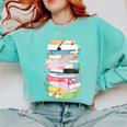 Life Of A Reader Book Lovers Book Nerds Bookworm Comfort Colors Sweatshirt Butter