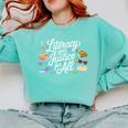 Literacy And Justice For All Protect Libraries Banned Books Comfort Colors Sweatshirt Butter Literacy And Justice For All Protect Libraries Banned Books Comfort Colors Sweatshirt Butter