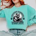 Literary Lover Reading Raccoon Books Premium Comfort Colors Sweatshirt Butter Literary Lover Reading Raccoon Books Premium Comfort Colors Sweatshirt Butter
